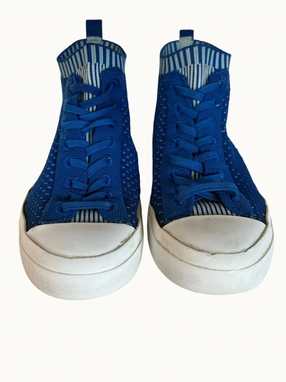 NATIVE Jefferson 2.0 Blue High Tops Big Kids Size J3